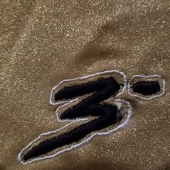 NEW 3° Dk Gold Metallic 3" Festival Sport Shorts - Picture 3 of 8